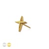 316L SURGICAL STEEL THREADLESS PUSH IN 3D NORTHERN STAR TOP PART